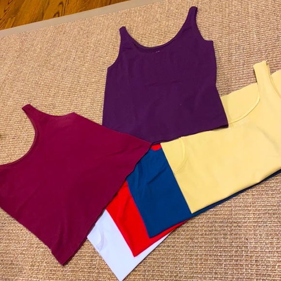 ELIE TAHARI TANKS PICK YOUR COLOR RED, MUSTARD, TEAL - Picture 7 of 8